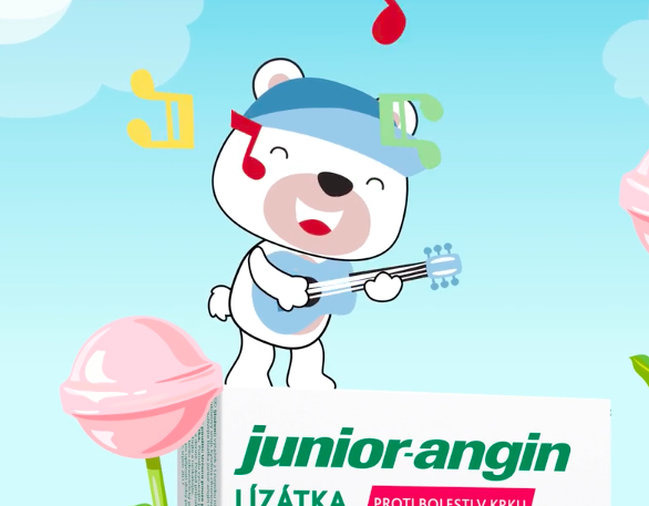 TV reklama na Junior-angin.